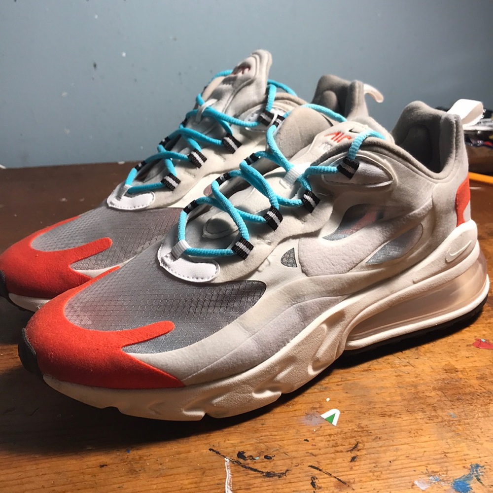 Nike air max 270 reacts blue/orange